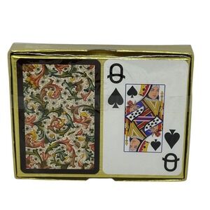 VTG Piatnik Playing Cards Gold Florentine from Italy Traditional Patterns No2375
